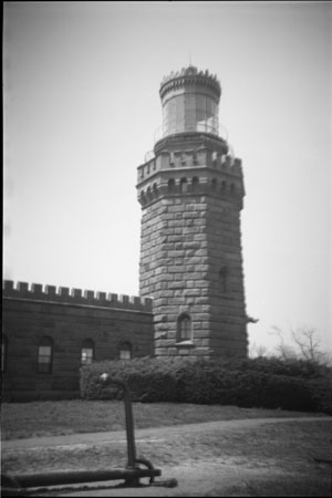 The north light at Twin Lights lighthouse